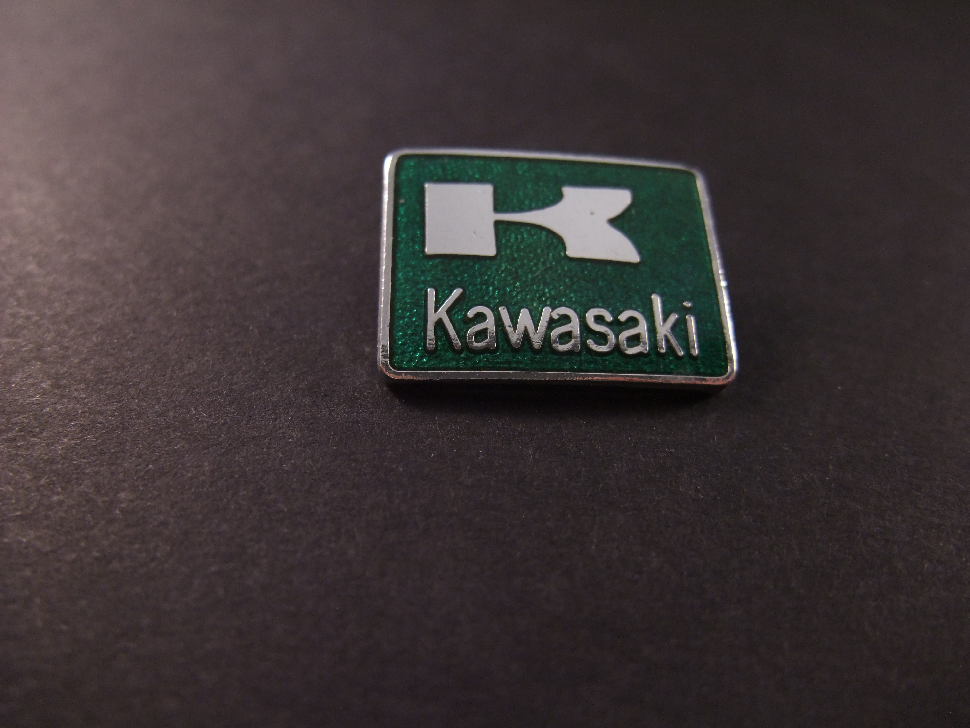 Kawasaki motor logo emaille uitvoering